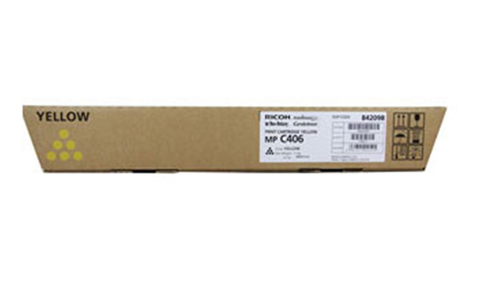Ricoh MP C306 Yellow Sarı Orjinal Fotokopi Toneri MP C307/406 6.000 Syf.