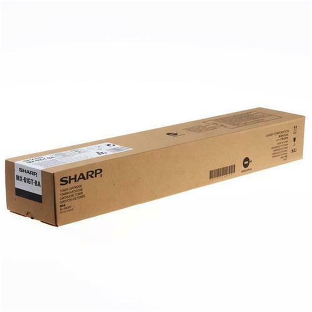 SHARP MX-61GTBA Black Siyah Orjinal Fotokopi Toneri MX-2630/2651/3050/3550/3070/3570 40.000 Sayfa