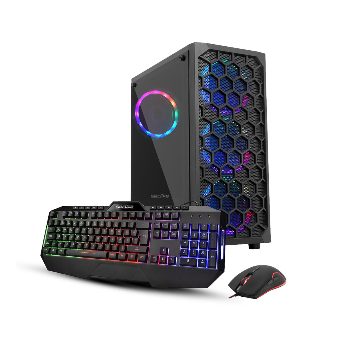 Seclife GM-6695+ i5-6500 16GB 500GB Nvmr 4GB RX550 Dos Gaming Masaüstü Pc