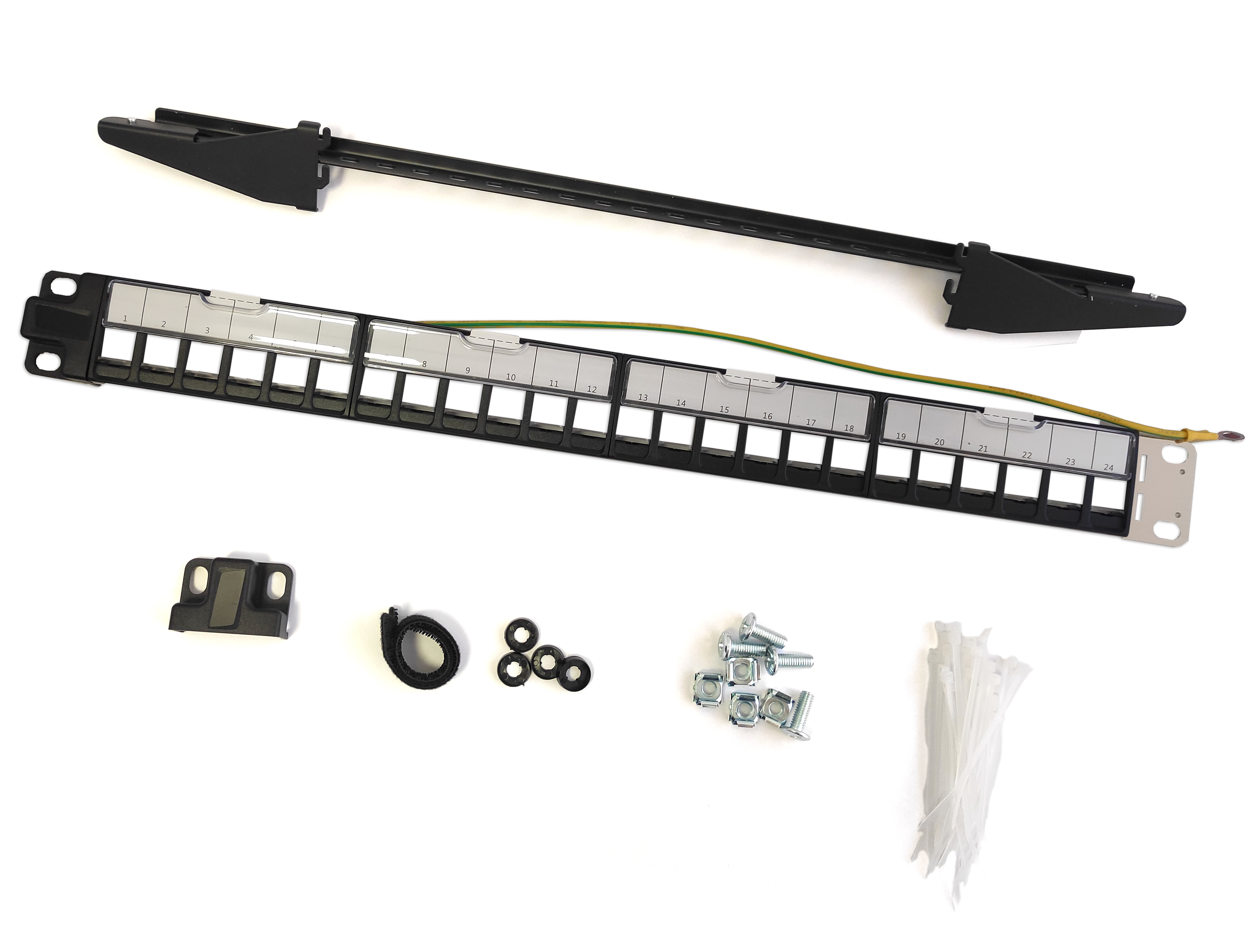BEEK BN-PP-M24S-LB Modüler Boş Patch Panel