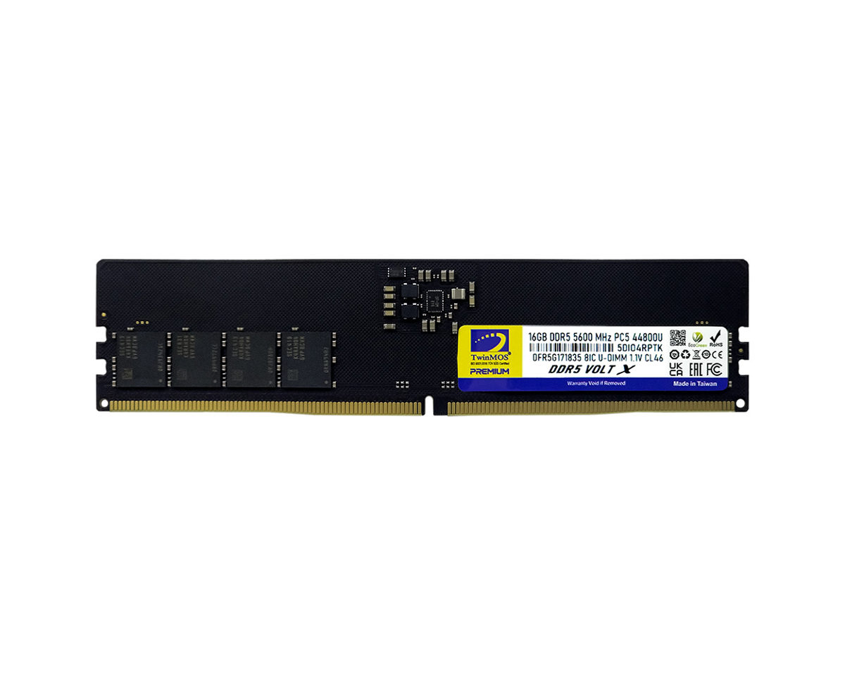 16GB TwinMOS 5600MHz CL46 (TMD516GB5600U46WO) DDR5 PC Ram