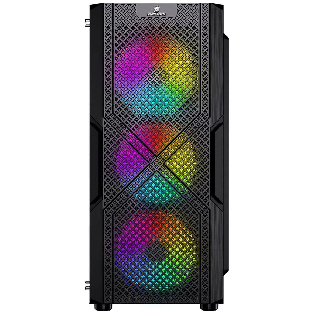GameBooster GB-PW908B USB 3.0, ATX Mesh, Fixed RGB Fan Siyah Kasa (PSU Yok)