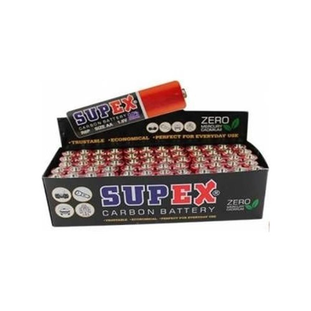 Supex R6 Çinko 60lı Kalem Pil
