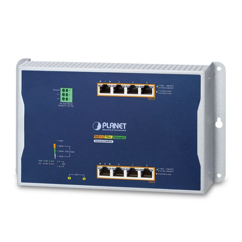 Planet PL-WGS-4215-8HP2S Endüstriyel Duvar Tip PoE Yönetilebilir Switch