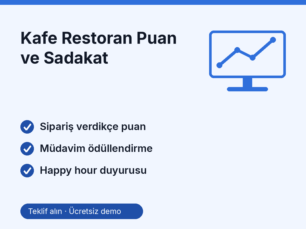 Kafe Restoran Puan ve Sadakat
