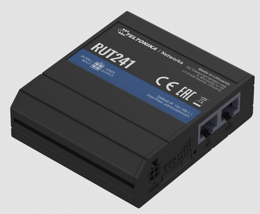 Teltonika TE-RUT241 4G Endüstriyel Router