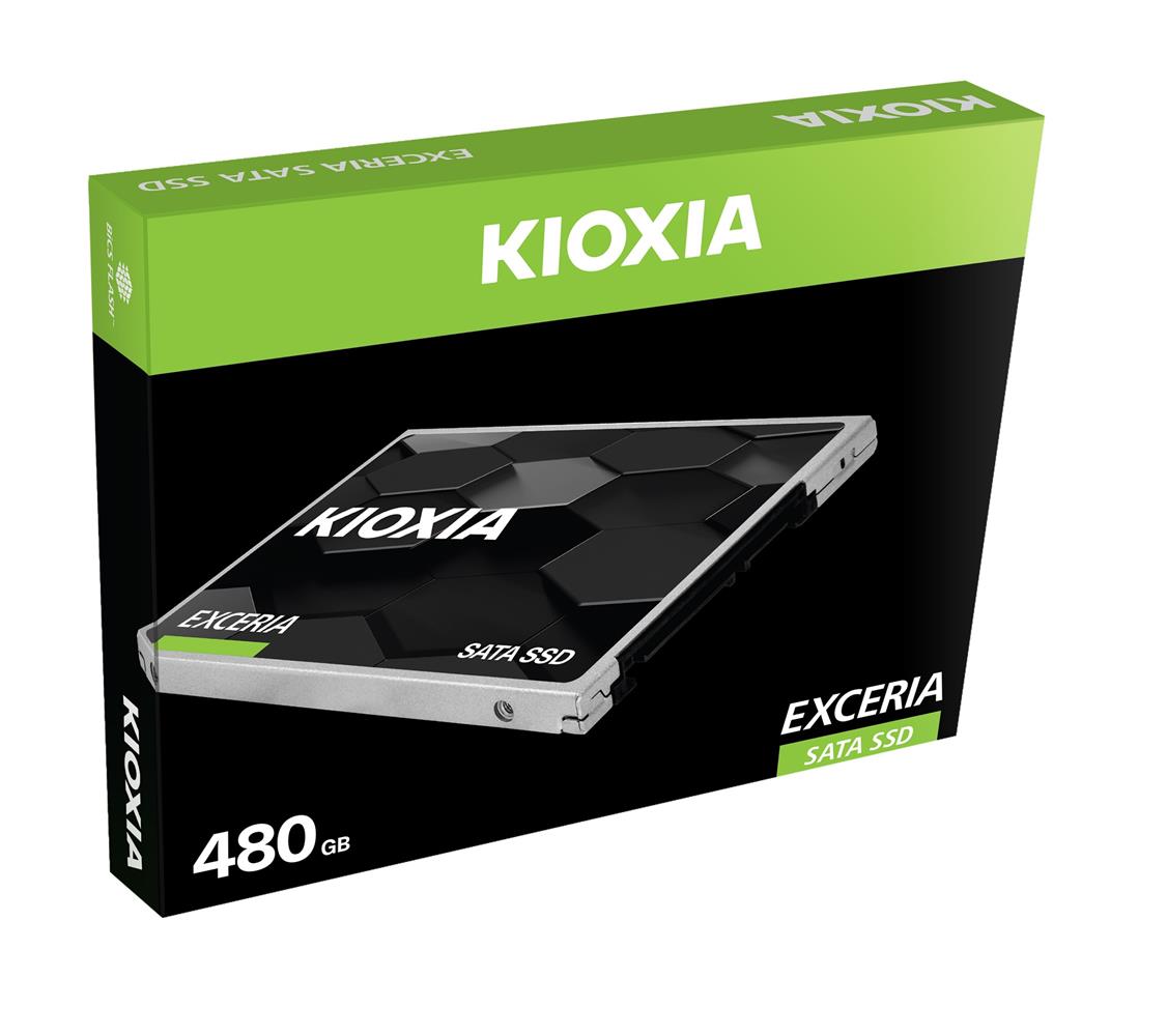 Kioxia 480Gb Exceria 555Mb-540Mb/S Sata3 2.5" 3D Nand Ssd (Ltc10Z480Gg8) Harddisk