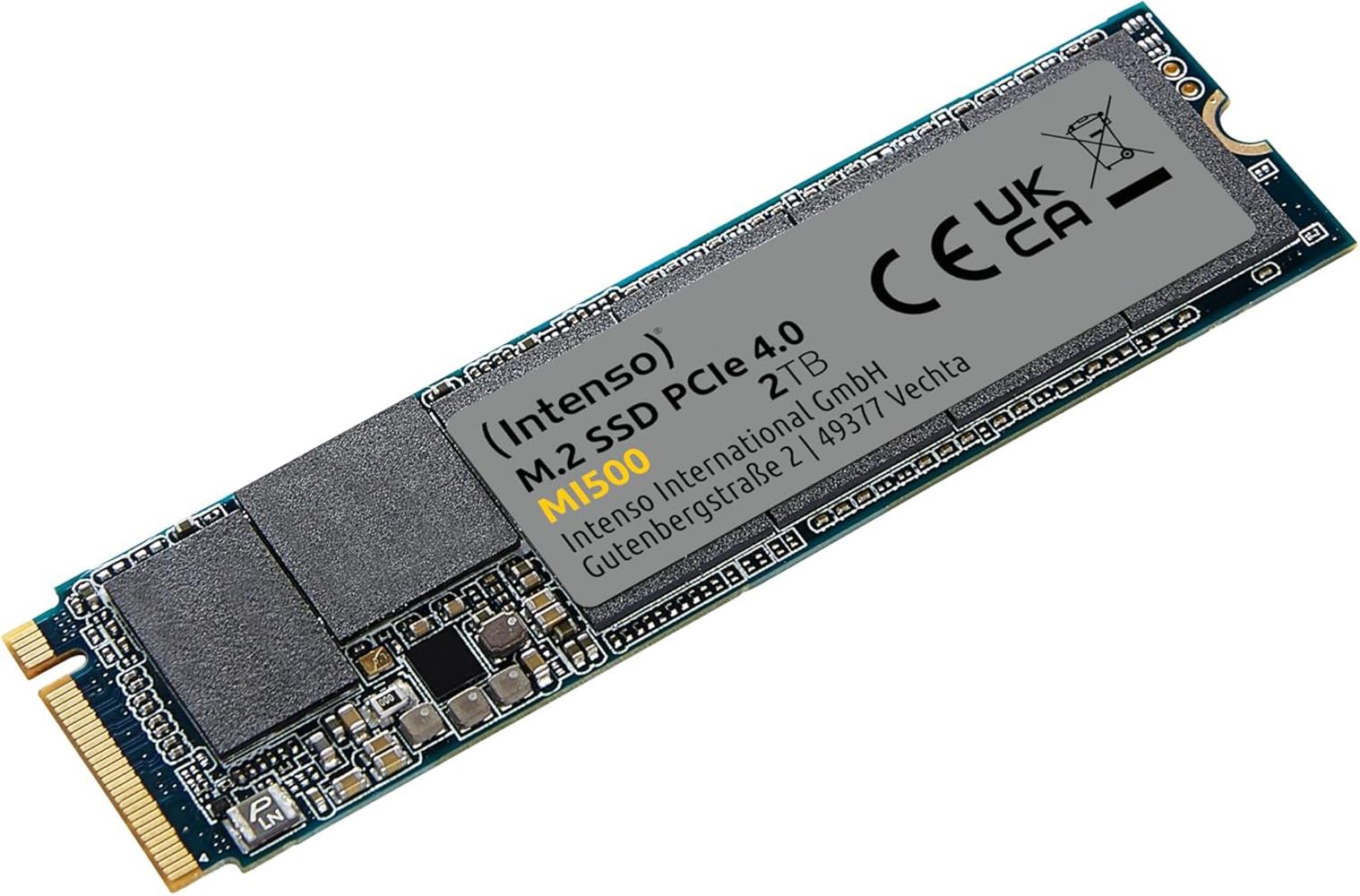 Intenso 2TB MI500 Gen.4x4 NVMe 1.4 SSD 5300MB-4500MB/s Ssd Disk