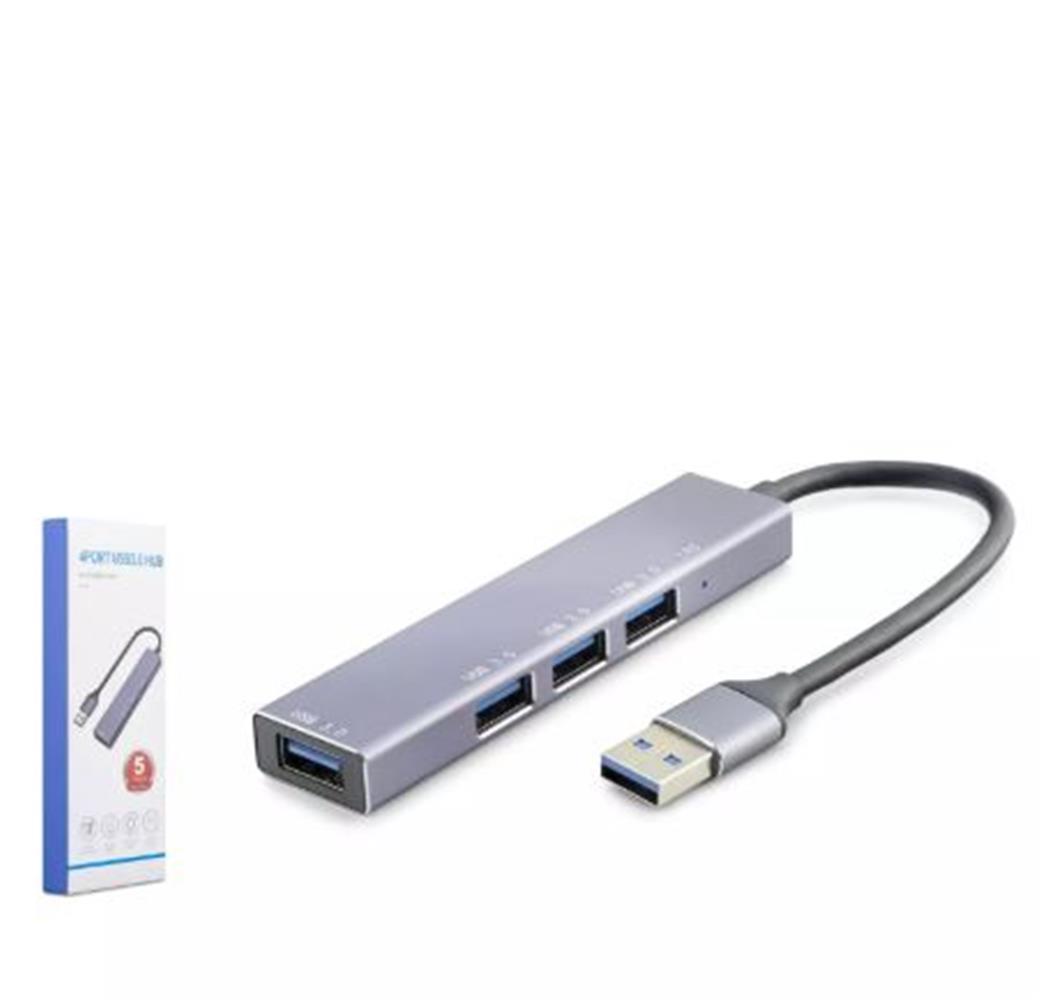 Hadron Hdx7042 Usb3.0 Hub 4*Usb3.0 Gri
