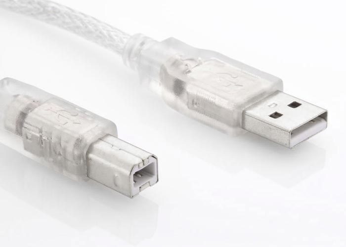 S-link SL-U2015 Usb2.0 1.5m Şeffaf Usb Yazıcı Kablo