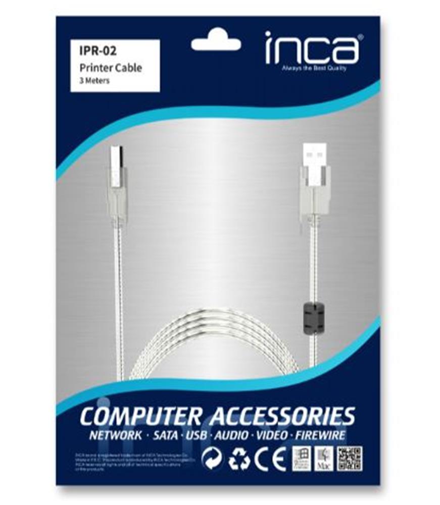 Inca IPR-02 3mt Usb Yazıcı Kablosu
