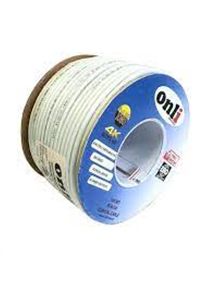 Onli ON-9601 RG6/U6 96 Tel 1,02 CCS/AL 100 metre Anten Uydu Kablosu