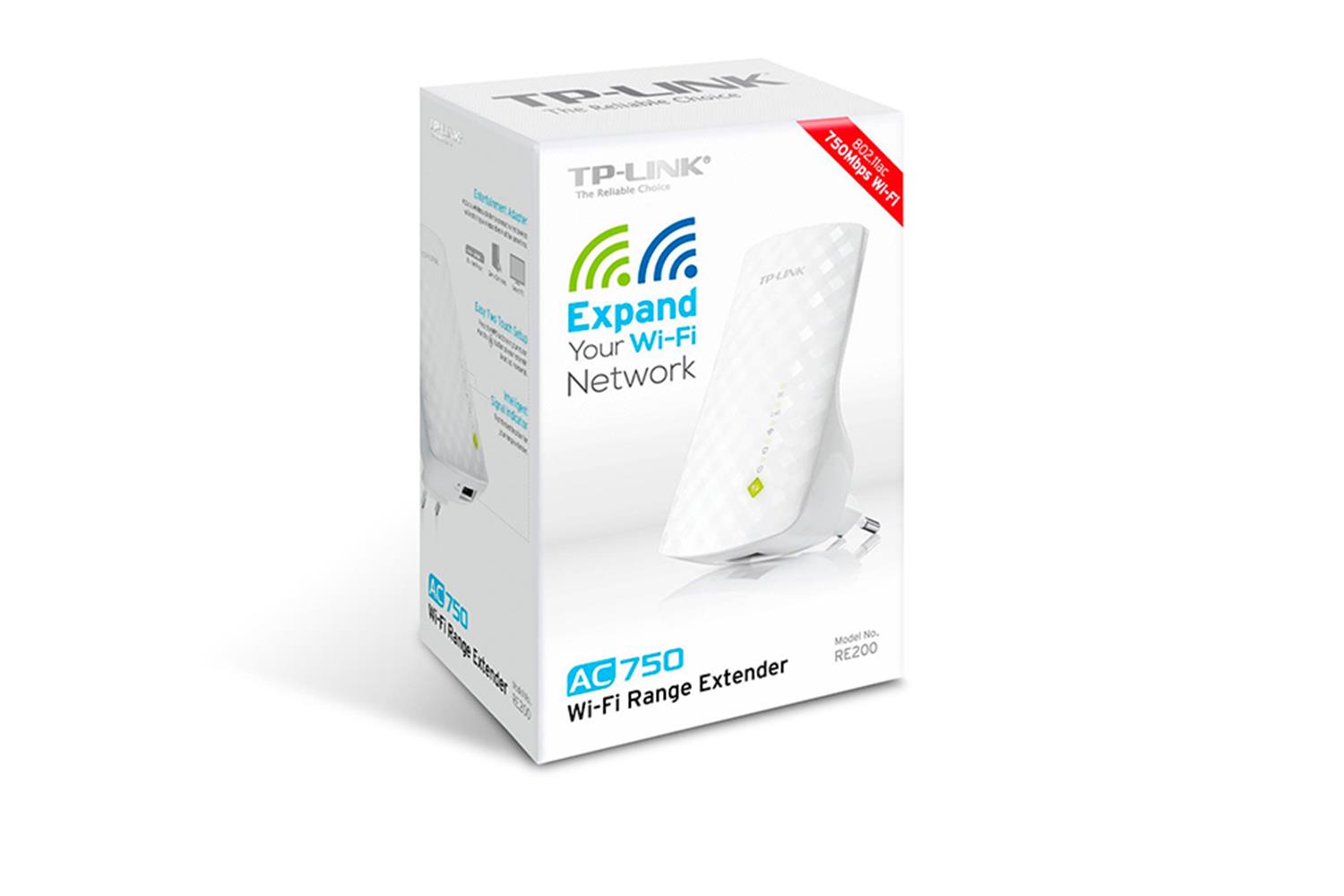Tp-Link RE200 750 Mbps Wifi Range Extender/Menzil Genişletici AC750