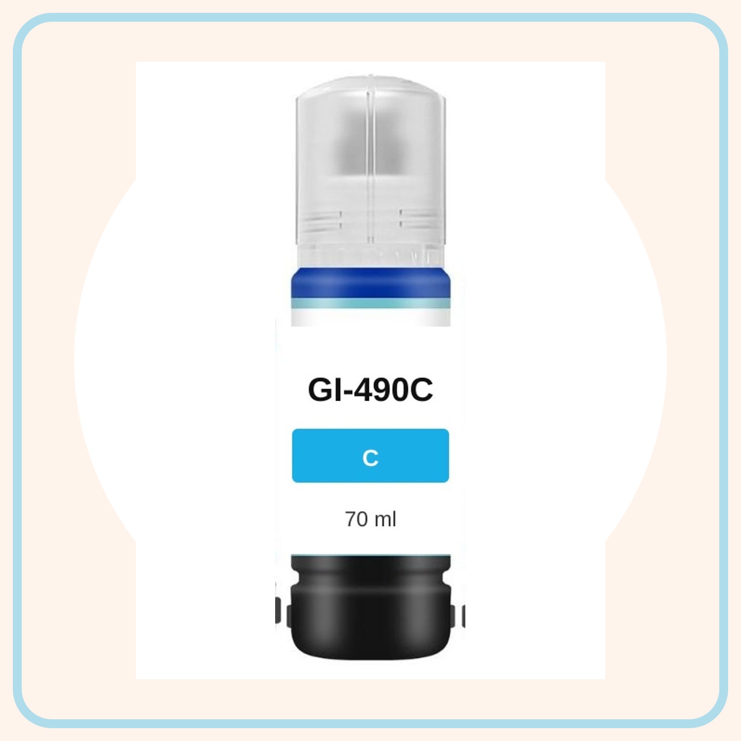 Noname Canon GI-490C Mavi Muadil Mürekkep 70 ml