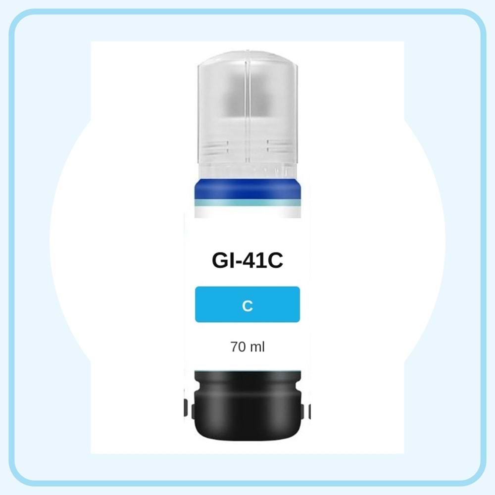 Noname Canon GI-41C Mavi Muadil Mürekkep 70 ml