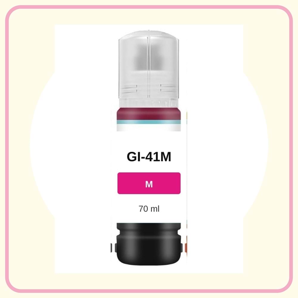 Noname Canon GI-41M Kırmızı Muadil Mürekkep 70 ml