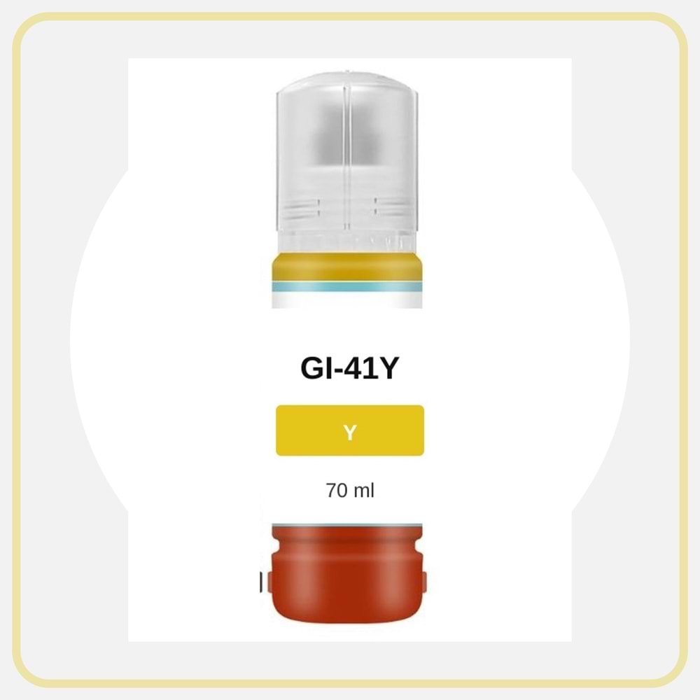 Noname Canon GI-41Y Sarı Muadil Mürekkep 70 ml