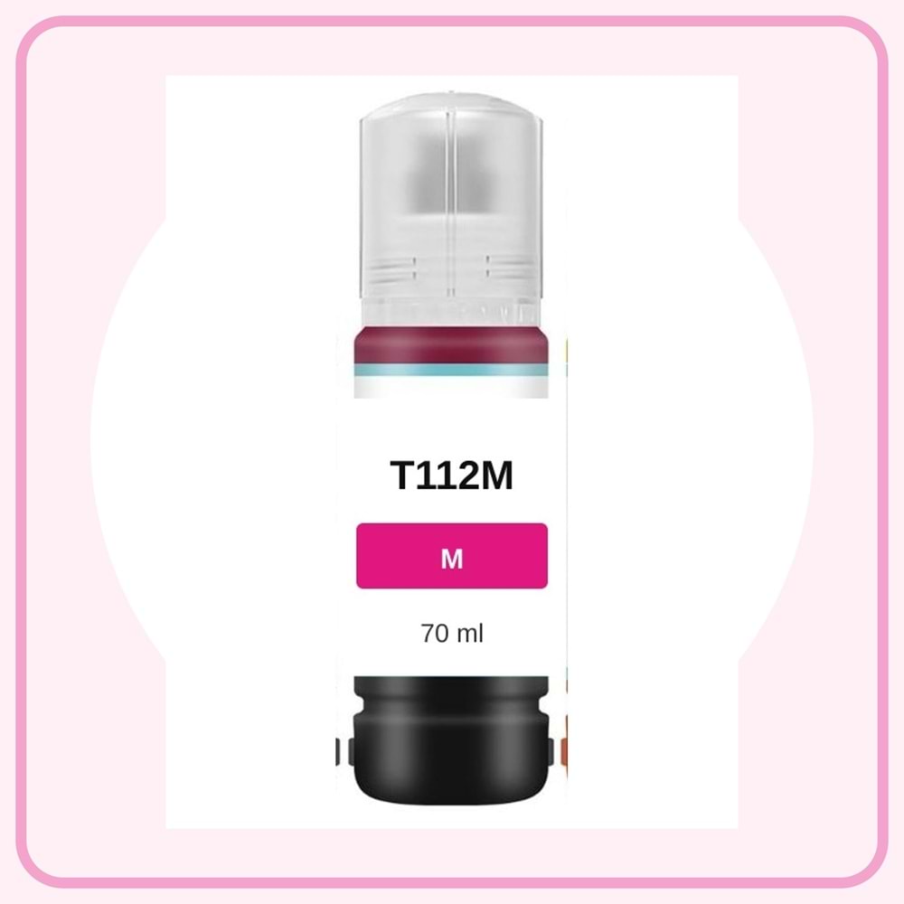 Noname Epson T112M Kırmızı Muadil Mürekkep 70 ml