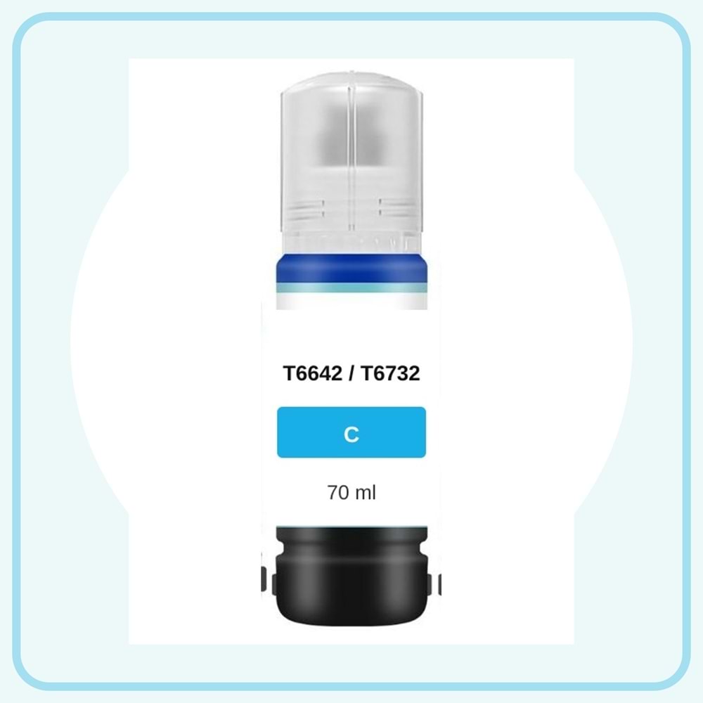 Noname Epson T6642 / T6732 Mavi Muadil Mürekkep 70 ml
