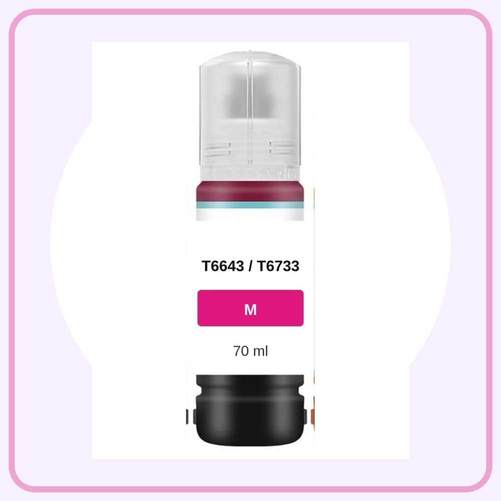 Noname Epson T6643 / T6733 Kırmızı Muadil Mürekkep 70 ml