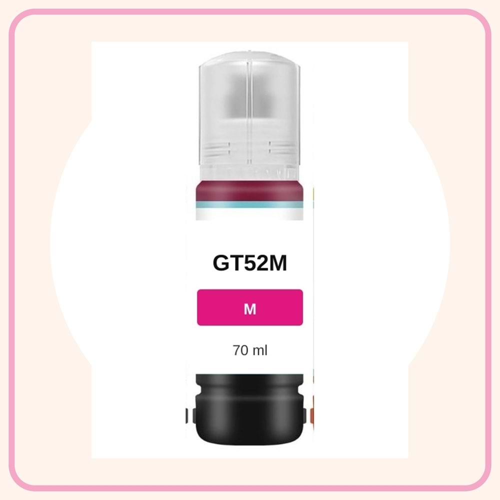 Noname Hp Gt52M Kırmızı Muadil Mürekkep 70 ml