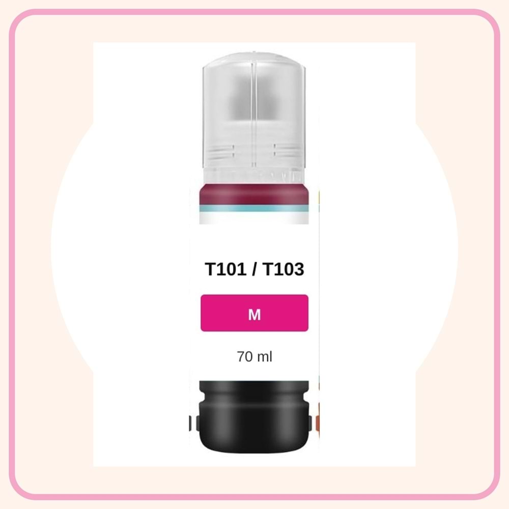 Noname Epson T101M/T103M/T106M/T112M Kırmızı Muadil Mürekkep 70 ml
