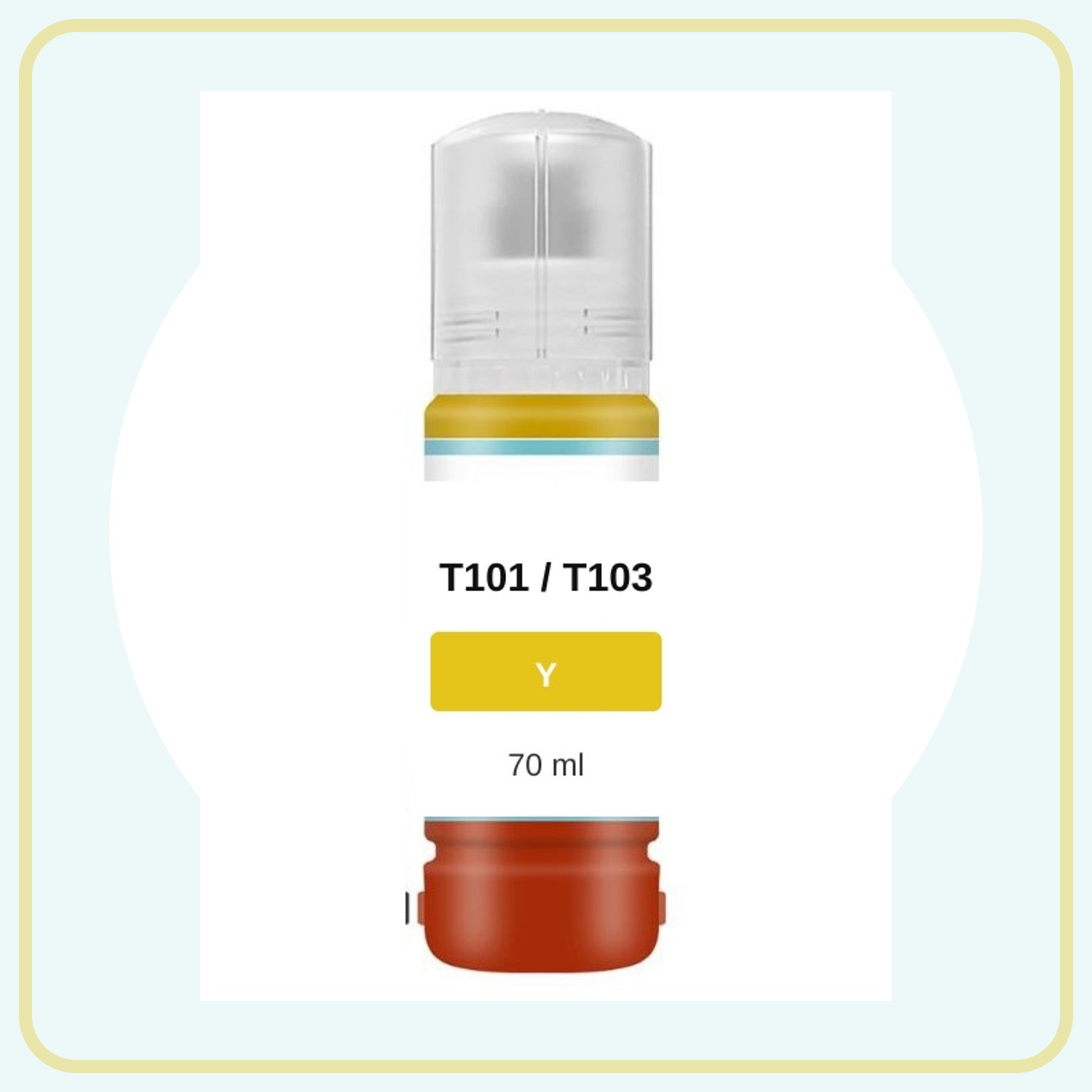 Noname Epson T101Y/T103Y/T106Y/T112Y Sarı Muadil Mürekkep 70 ml