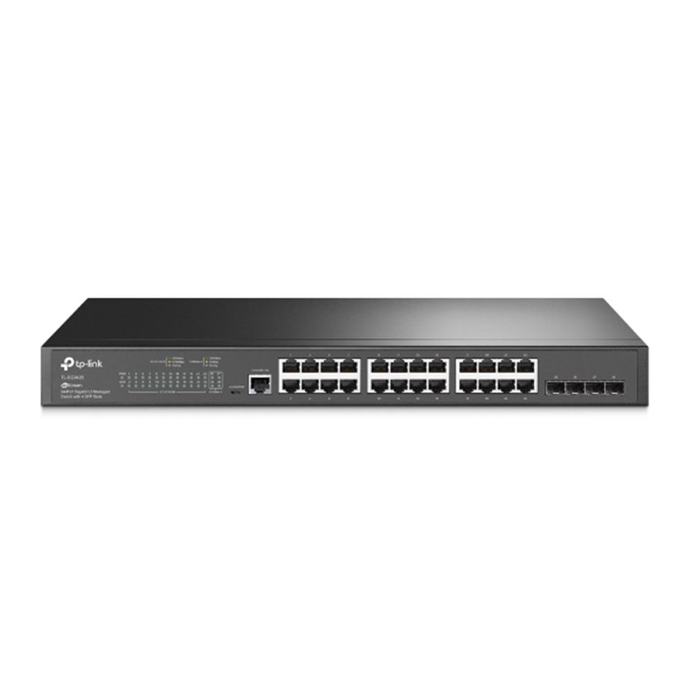 Omada Tp-Link TL-SG3428 24 Port 10/100/1000 Switch 4 Port SFP L2 Çelik Kasa Rack Mount