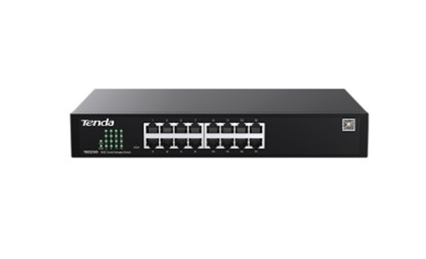 Tenda TEG2216D 16 Port 10/100/1000 Switch Cloud Yönetilebilir Çelik Kasa Switch