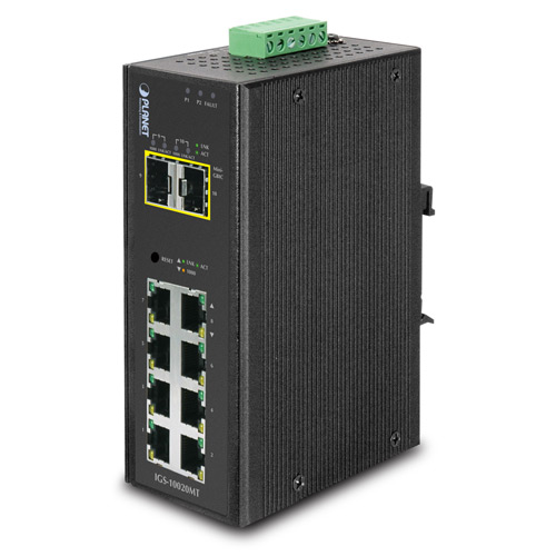 Planet PL-IGS-10020MT Endüstriyel Tip Yönetilebilir Switch