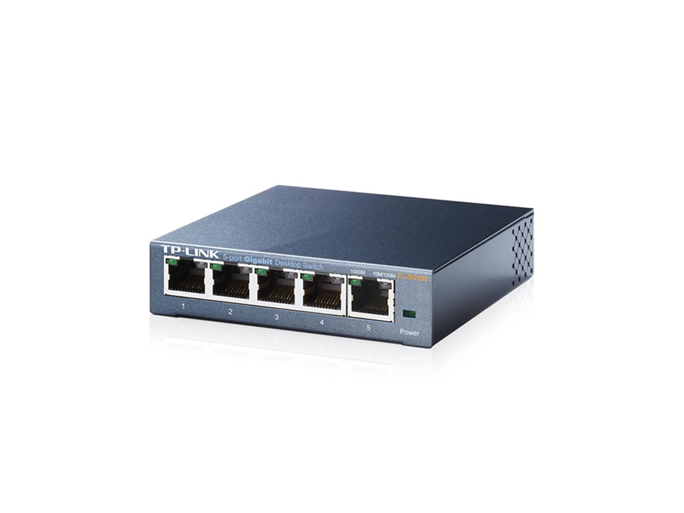 Tp-Link TL-SG105 5 Port 10/100/1000 Mbps Switch Çelik Kasa
