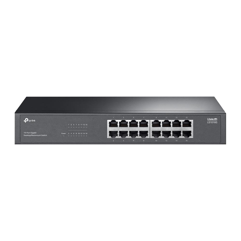 Tp-Link LS1016G 16 Port 10/100/1000 Mbps Switch Metal Kasa