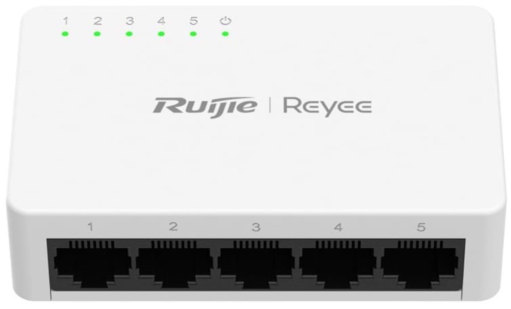 Ruijie Reyee RG-ES05G-L 5 Portlu 10/100/1000 Gigabit Tak Çal Tak Çalıştır Switch Plastik Kasa