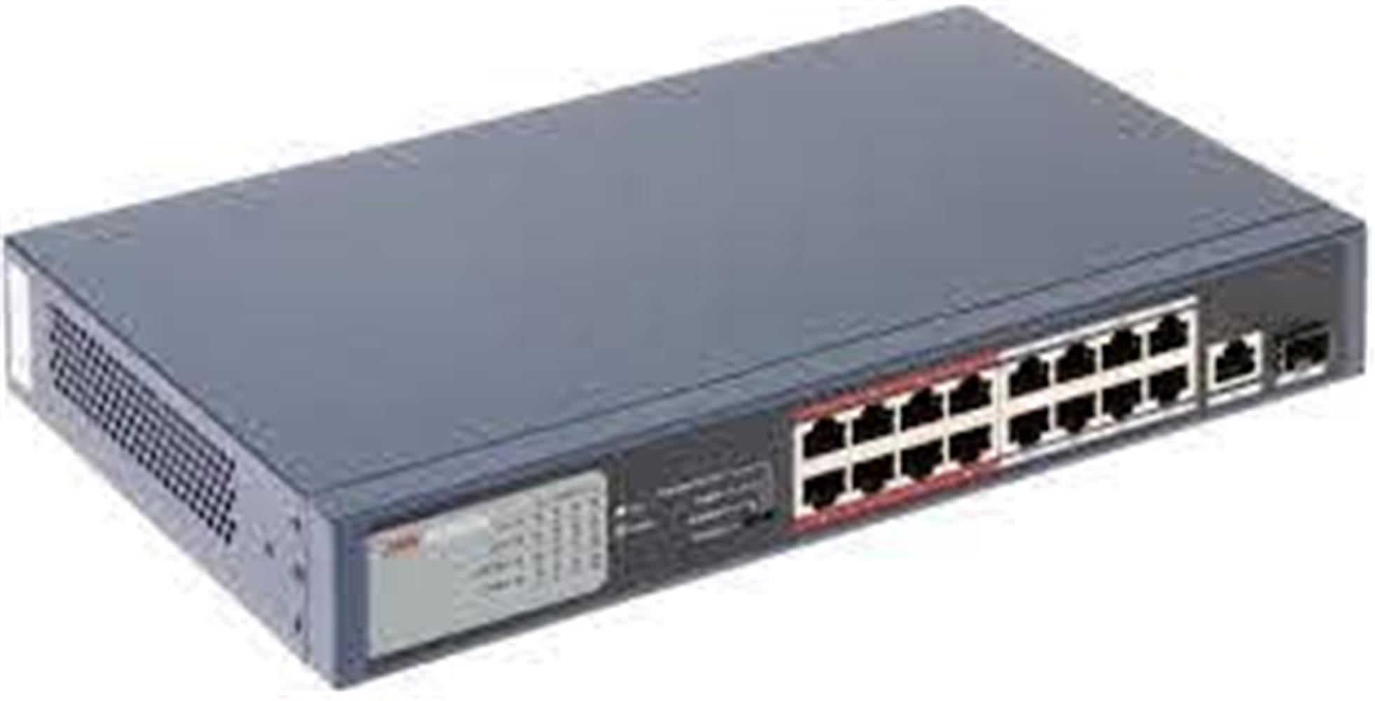 Hikvision DS-3E1318P-EI 16 Port 10/100/1000 Mbps Gigabit Switch
