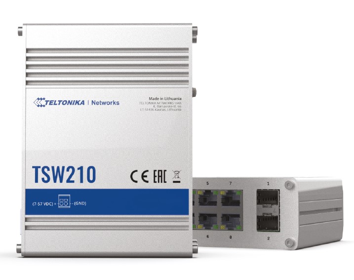 Teltonika TE-TSW210 Unmanaged Industriyal Switch